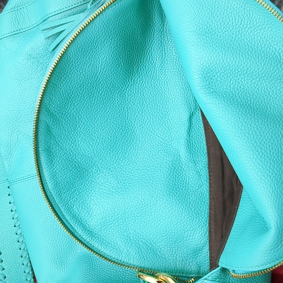 Onna Ehrich Cyan large leather bag - Picture 7 of 11